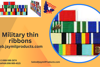 Military thin ribbons