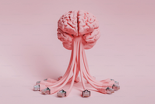 this image illustrates an cartoon-ish brain which is weighed down using weighs or in this case load