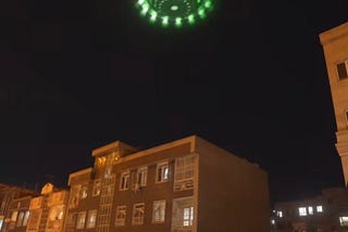 Mysterious UFO Lights Up Tehran Sky Breaking News