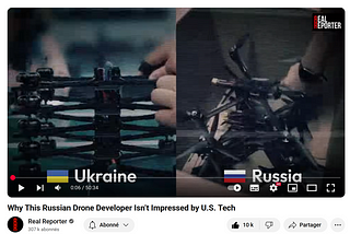 Une pépite absolue sur la guerre des drones en Ukraine