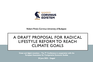 A draft proposal for radical lifestyle reform to reach climate goals