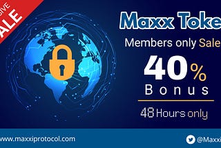 🎉 MAXX Token Exclusive Sale 🎉