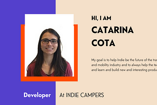 Hi, I am | Catarina Cota