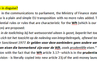 Overview and update on AMLD 5 implementation in the Netherlands — November 8, 2019