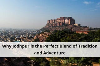 Why Jodhpur is the Perfect Blend of Tradition and Adventure