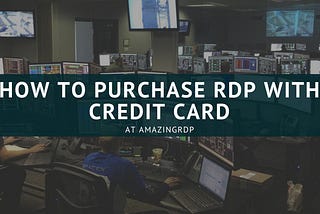 If you are planning to purchase RDP services, here are steps to make your payment from a credit…