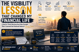 The Visibility Lesson That Changed My Financial Life