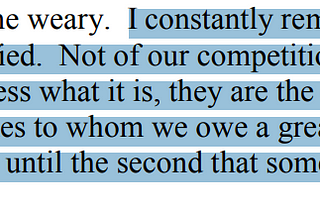 Lessons for a Marketplace from Amazon’s Shareholders' Letters