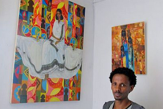 Discussion with visual artist Abiye Eshete