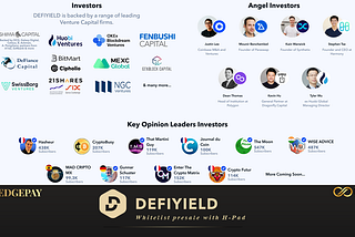 DeFiYield Next Whitelist Sales is on 18 March with HedgePay