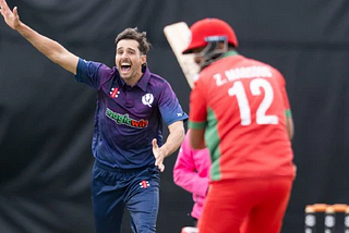 Charlie Cassell took 7 wickets on ODI debut against Oman.