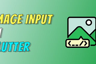 Image_Input A Package You need in almost every app