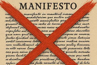 Drop the Framework Guides and Bullshit Manifestos