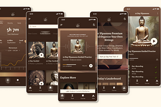 The Journey to Inner Peace: Designing the first ever exclusive app for Vipassana Meditation