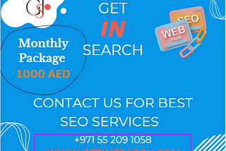 Get in Search — SEO Agency Dubai