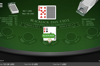 Python Blackjack Simulator: Martingale with Classic Strategy