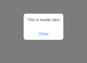 Full screen modal view in SwiftUI (iOS 13)