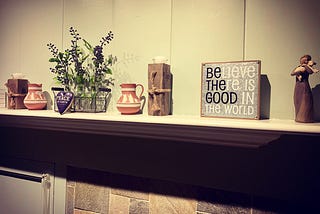 In Anticipation of Inauguration Day, I Made a Peace Mantel in My Kitchen