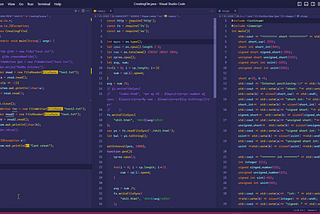 My Favourite Purple Themes/Syntax styles for VSCode