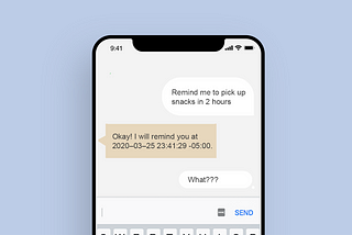 Utilize moment.js calendar method to make your chatbot sound more like a human