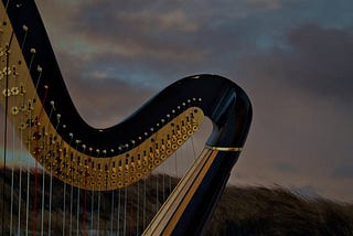 An Idyllic Landscape with the Harp