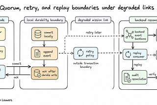 Designing Quorum, Retry, and Replay Boundaries for Degraded Mission Links