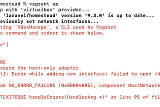 Vagrant up is not working after upgrading to Big Sur from Catalina