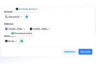 Adding Dentity Proof of Personhood to your ENS profile