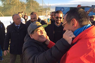 Napoli ponders Maradona as global ambassador ahead of visit to the San Siro