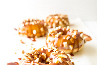 Whiskey Caramel Doughnuts