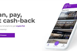 take app, launches the world’s first crypto currency cash-back