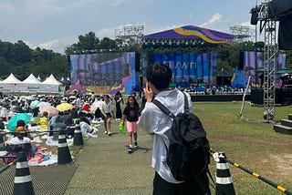 me @ a korean festival (weverse)