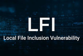 LFI -INCLUSION Tryhackme Walkthrough…