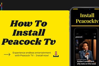 How to install peacock tv