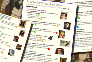 Art Collector’s Guide Cheat Sheet