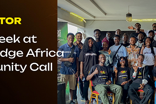 Creator’s Presence at the Nextbridge Africa Community Call in Enugu
