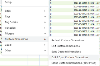 Bulk-edit & Sync Piwik Pro Custom Dimensions in multiple Sites