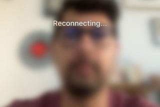 Screenshot of a Whatsapp video call