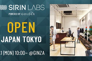 SIRIN LABS opens flagship store in Tokyo
