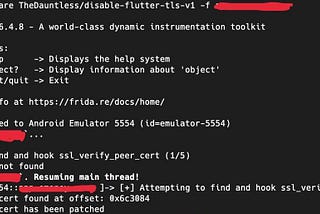 Finally, SSL Pinning for Flutter Bypassed After Frustration..