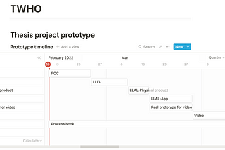 Prototype planning, Key interactions and storyboard