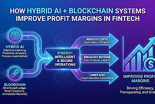 How Hybrid AI + Blockchain Systems Improve Profit Margins in FinTech?