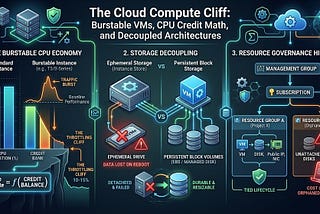 The Cloud Compute Cliff: Burstable VMs, CPU Credit Math, and Decoupled Architectures