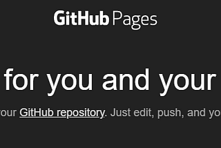 Creating GitHub Pages — Turbulent Edition