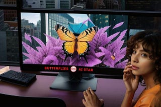 Butterflies AI: 100 characters shared with me photos for the contest.