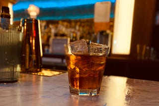 A delicious old fashioned at one of my new favorite local bars.