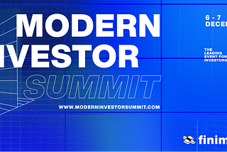 Modern Investor Summit Agenda 💥 Out Now!