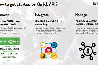 How to Get Started with Quikk API