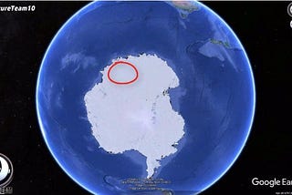 SATELLITE SPOTS MASSIVE OBJECT HIDDEN UNDER THE FROZEN WASTES OF ANTARCTICA