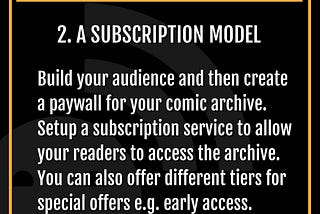 Pro Tip 2: How to Earn Money From Webcomics